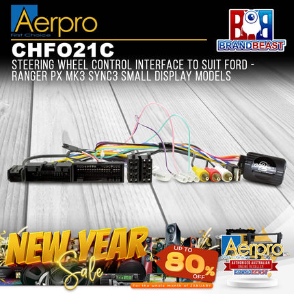 Aerpro CHFO21C Steering Wheel Control Interface to Suit Ford - Ranger PX MK3