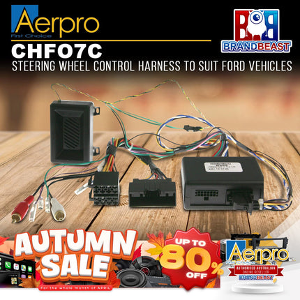 Aerpro CHFO7C Steering Wheel Control Harness to Suit Ford Vehicles
