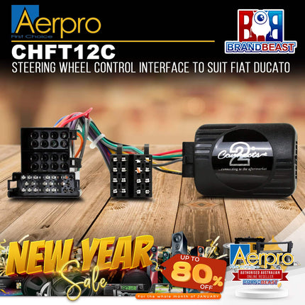 Aerpro CHFT12C Steering Wheel Control to Suit Fiat Ducato 2006 - 2012