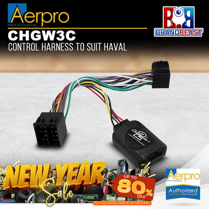 Aerpro CHGW3C Control Harness to Suit Haval H6 2016-On