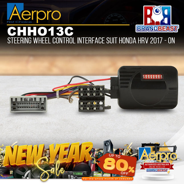 Aerpro CHHO13C Steering Wheel Control Interface Suit Honda HRV 2017 - 2021