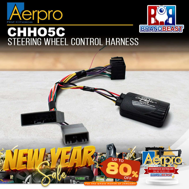 Aerpro CHHO5C Steering Wheel Control Harness to Suit Honda