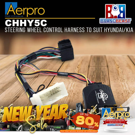 Aerpro CHHY5C Steering Wheel Control Harness to Suit Hyundai/Kia