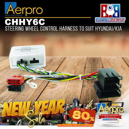 Aerpro CHHY6C Steering Wheel Control Interface Suit Hyundai &amp; Kia Various Models