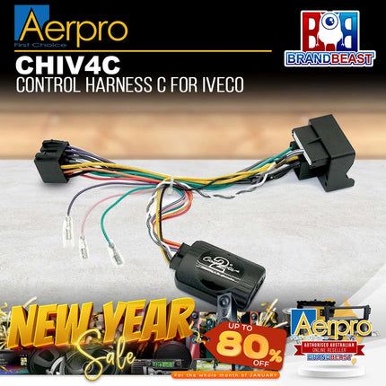 Aerpro CHIV4C Control Harness Type C Suit Iveco Daily 2014 - 2017 (NAV Models)