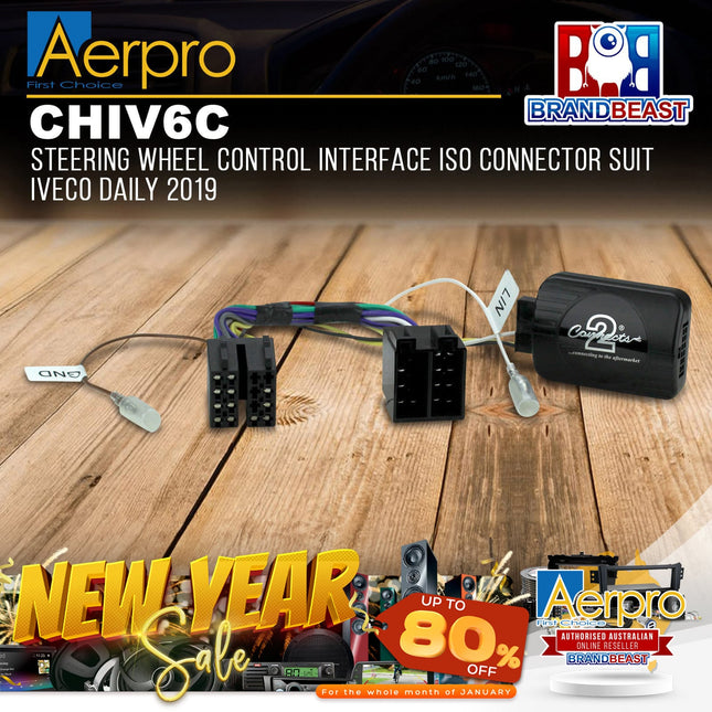 Aerpro CHIV6C Steering Wheel Control Interface Suit Iveco Daily 2019 - 202 Daily