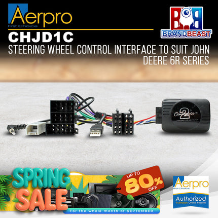 Aerpro CHJD1C Steering Wheel Control Interface to Suit John Deere 6R Series