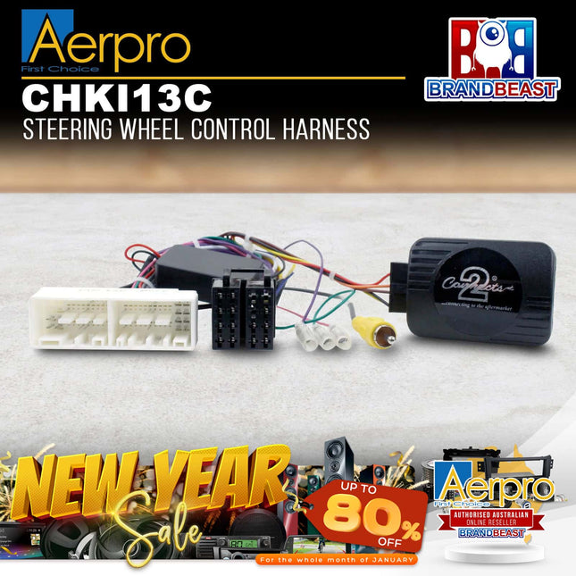 Aerpro CHKI13C Steering Wheel Control Harness to Suit Hyundai Elantra 2016- AD