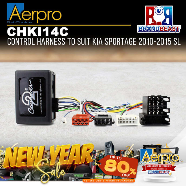 Aerpro CHKI14C Steering Wheel Control Interface Suit Kia Sportage SL