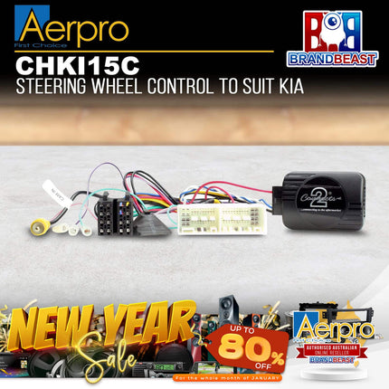 Aerpro CHKI15C Steering Wheel Control Interface Suit Kia Models (With CANBUS)