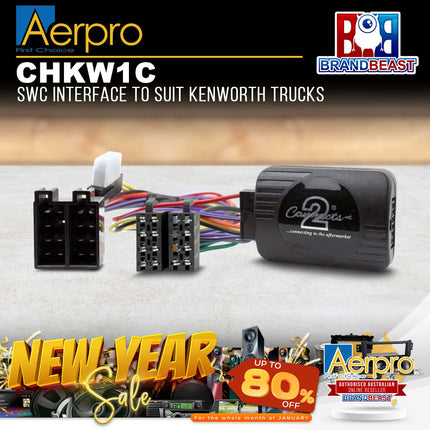 Aerpro CHKW1C Steering Wheel Control Interface to Suit Kenworth Trucks