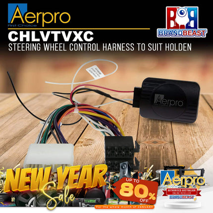 Aerpro CHLVTVXC Steering Wheel Control Interface Suit Holden Commodore VT/VX/VU