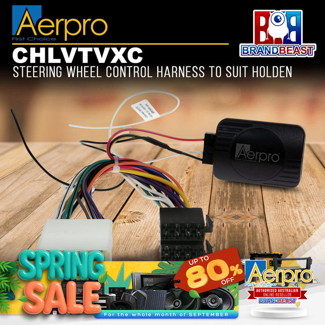 Aerpro CHLVTVXC Steering Wheel Control Interface Suit Holden Commodore VT/VX/VU