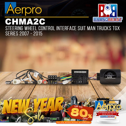 Aerpro CHMA2C Steering Wheel Control Interface Suit MAN Trucks TGX Series