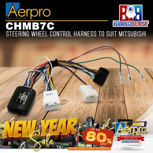 Aerpro CHMB7C Steering Wheel Control Interface Suit Mitsubishi Various Models