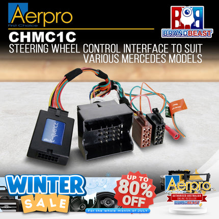Aerpro CHMC1C Steering Wheel Control Interface Suit Mercedes Various Models