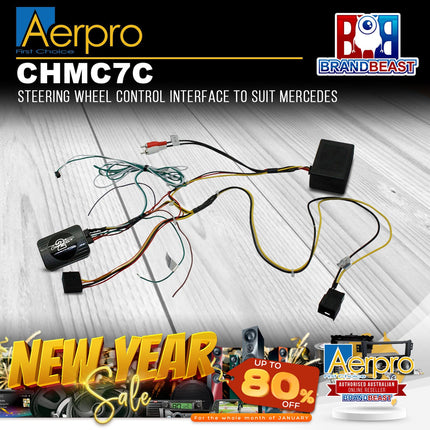 Aerpro CHMC7C Steering Wheel Control Harness Suit Mercedes E-Class SLK/CLS