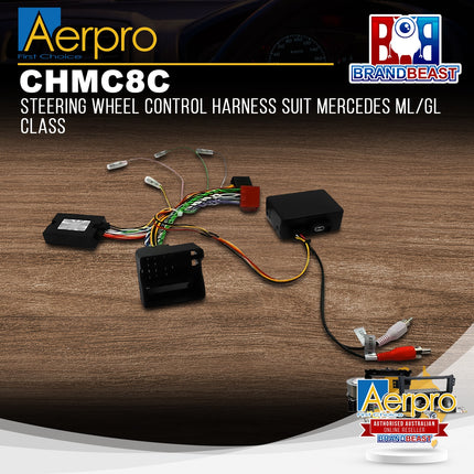 Aerpro CHMC8C Steering Wheel Control Harness Suit Mercedes ML/GL Class