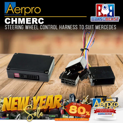 Aerpro CHMERC Steering Wheel Control Harness to Suit Mercedes