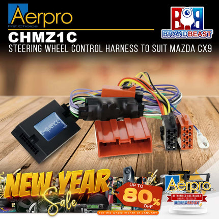 Aerpro CHMZ1C Steering Wheel Control Harness For Mazda CX-9/Mazda 3 Bose Systems