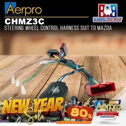 Aerpro CHMZ3C Steering Wheel Control Interface Suit Mazda Various Models