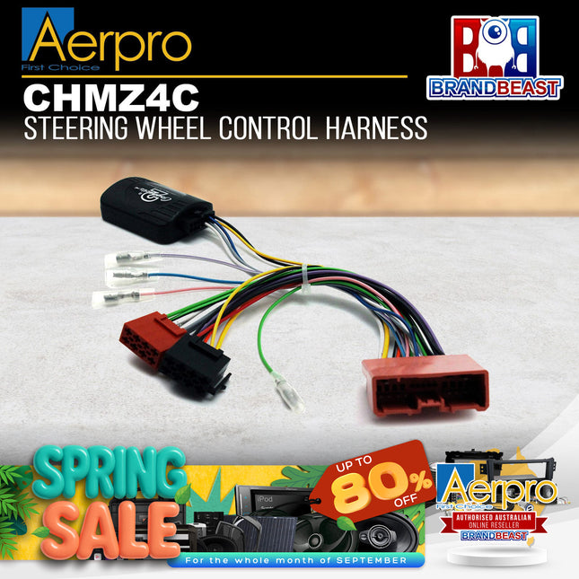 Aerpro CHMZ4C Steering Wheel Control Harness Suit Mazda CX-7/Mazda 6