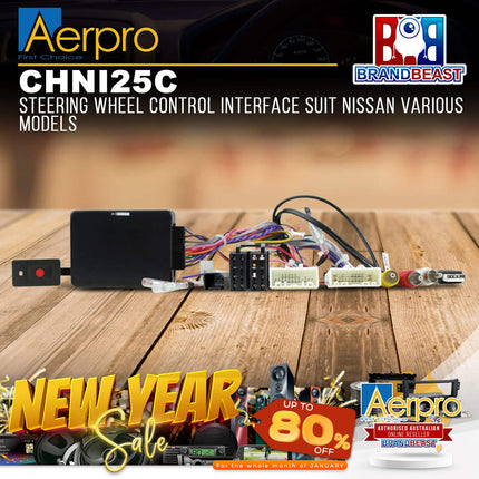 Aerpro CHNI25C Steering Wheel Control Interface Suit Nissan Various Models