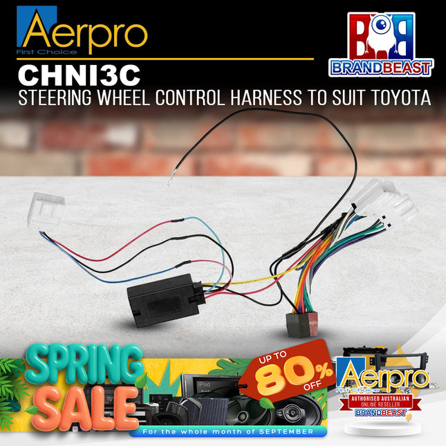 Aerpro CHNI3C Steering Wheel Control Harness Suit Nissan 10 /6 Pin Plugs