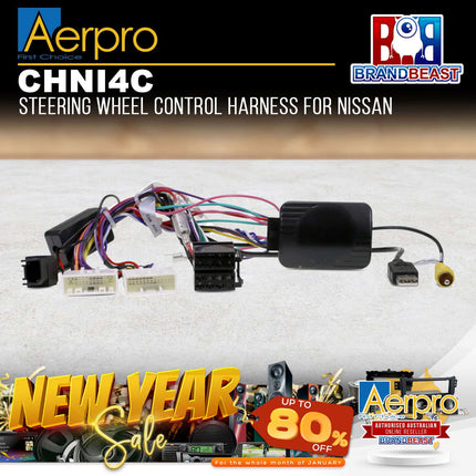 Aerpro CHNI4C Control Harness Type C Suit Nissan Navara 2015- NP300 (ST/STX)