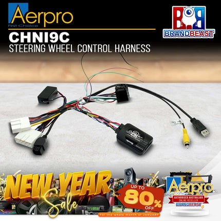 Aerpro CHNI9C SWC Interface Suit Nissan Various Models Without Navigation