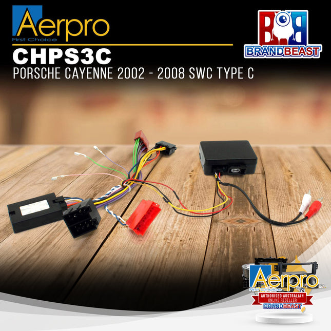 Aerpro CHPS3C Steering Wheel Control Harness Suit Porsche