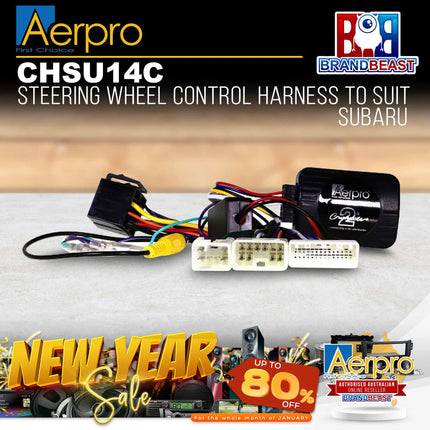 Aerpro CHSU14C Steering Wheel Control Interface For Subaru With Camera Retention