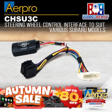 Aerpro CHSU3C Steering Wheel Control Interface Suit Subaru Various Models