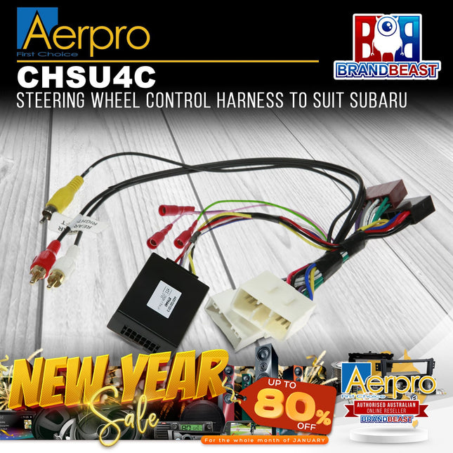 Aerpro CHSU4C Steering Wheel Control Interface Suit Subaru Various Models