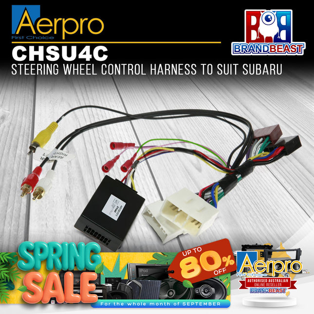 Aerpro CHSU4C Steering Wheel Control Interface Suit Subaru Various Models