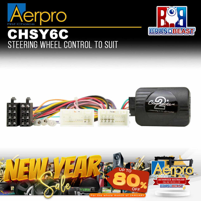 Aerpro CHSY6C Steering Wheel Control Interface to Suit Ssangyong EX, ELX, XLV