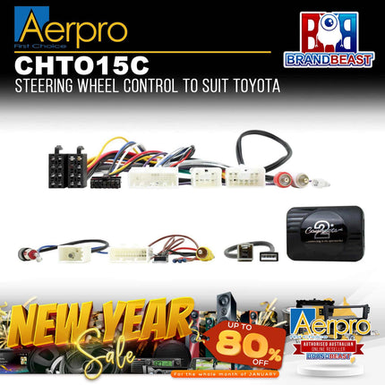 Aerpro CHTO15C Steering Wheel Control Interface Suit Toyota Various Models