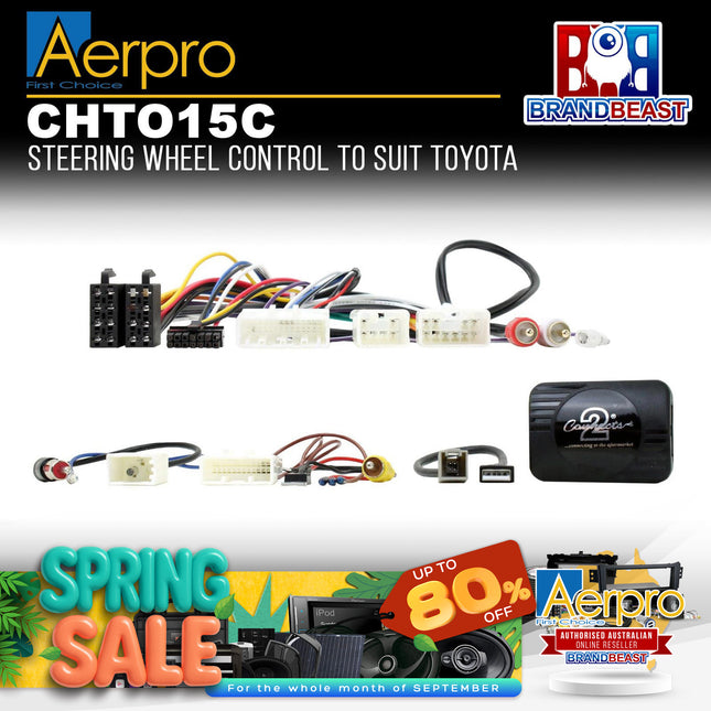 Aerpro CHTO15C Steering Wheel Control Interface Suit Toyota Various Models