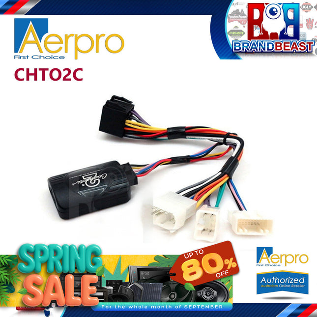 Aerpro CHTO2C Steering Wheel Control Harness Interface For Toyota Various Models