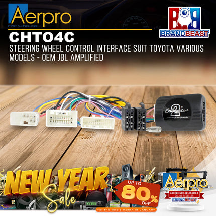 Aerpro CHTO4C Steering Wheel Control Interface Suit Toyota Various Models