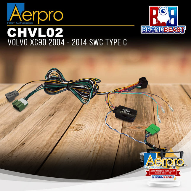 Aerpro CHVL02 Steering Wheel Control Harness Suit Volvo XC90