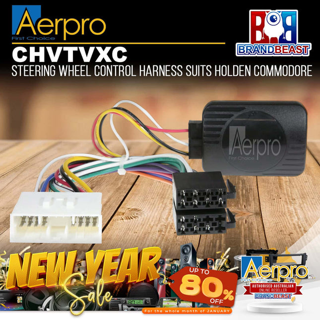 Aerpro CHVTVXC Steering Wheel Control Harness Suits Holden Commodore