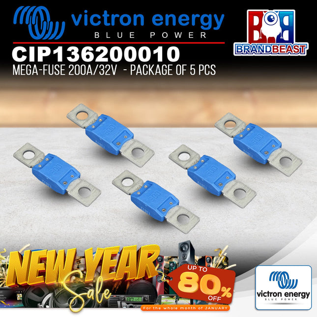 Victron Energy CIP136200010 MEGA-fuse 200A/32V - Package of 5 Pcs