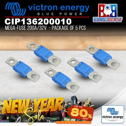 Victron Energy CIP136200010 MEGA-fuse 200A/32V - Package of 5 Pcs