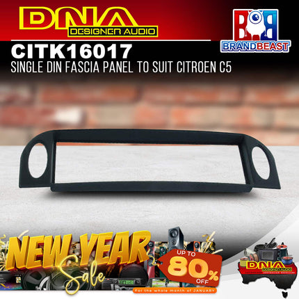 DNA CIT-K16017 Single DIN Fascia Panel to Suit Citroen C5