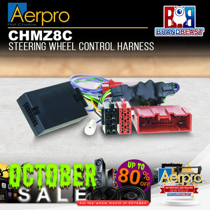 Aerpro CHMZ8C Steering Wheel Control Harness Suit Mazda 3/Mazda 6 Bose Amplified