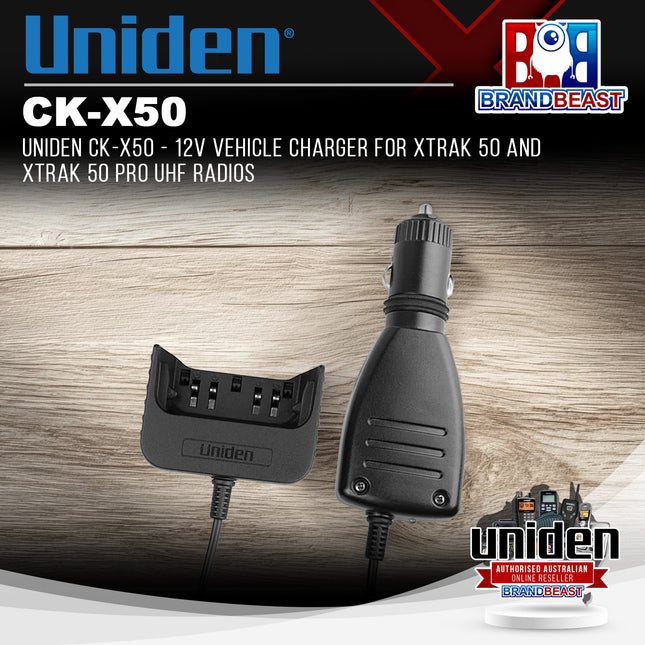 UNIDEN CK-X50 - 12V Vehicle Charger for XTRAK 50 and XTRAK 50 PRO UHF Radios