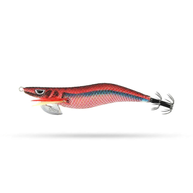 Clicks CLICKS35-074 3.5 Size Squid Lure - Black Cherry