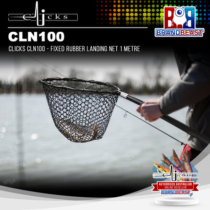 Clicks CLN100 - Fixed Rubber Landing Net 1 Metre