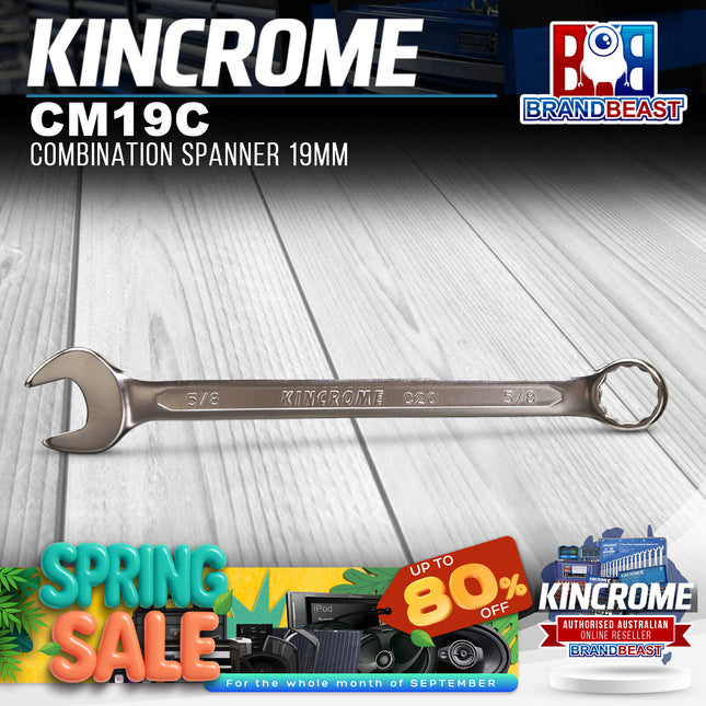 KINCROME CM19C Combination Spanner 19mm